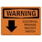 Signmission OSHA Warning Sign, 10" Height, 14" Width, Electrical Propane Shutoff Switch With Symbol, Landscape OS-WS-D-1014-L-12097 - alternate 1